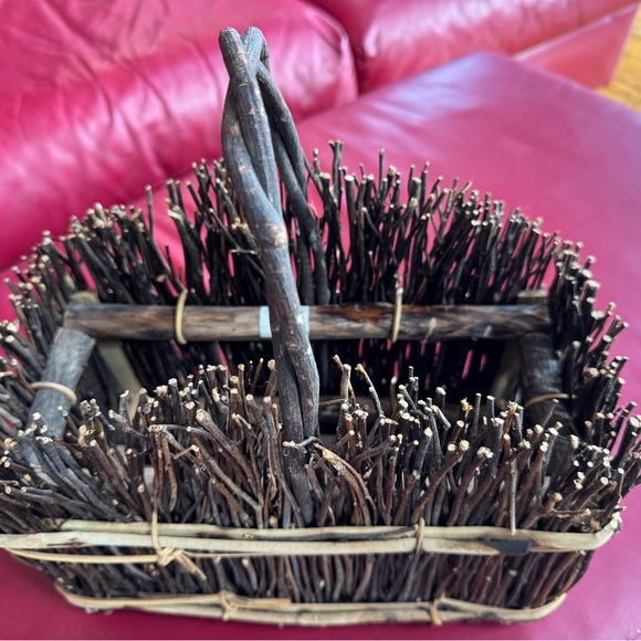 Rustic Twig Basket - Picture 2 of 6